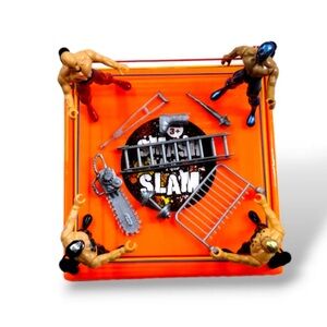 NWT 👊🏽 Smash and Slam Wrestlers with Ring + accessories playset